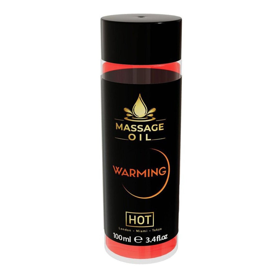 Šildantis masažo aliejus „Warming“, 100 ml - Hot