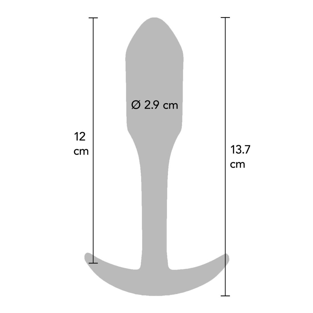 Analinis kaištis „Smooth Plug Extra Large“ - ToyJoy