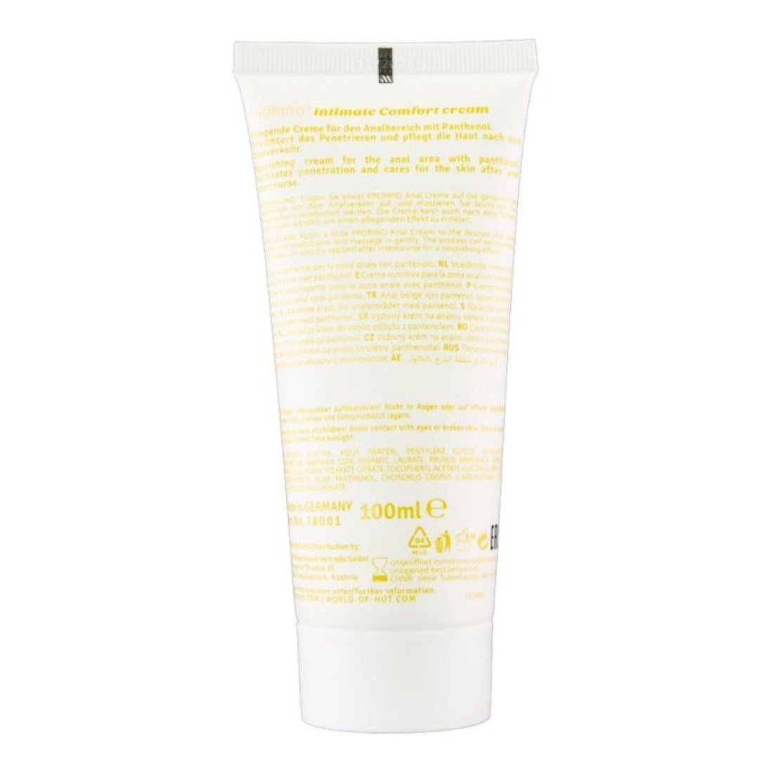 Analinis kremas „Prorino Intimate Comfort“, 100 ml - Hot