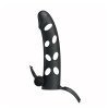 Vibruojanti penio mova „Penis Sleeve with Ball Strap 6“ - Pretty Love