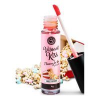 Lūpų blizgesys oraliniam seksui „Vibrant Kiss Sweet Popcorn“, 6 g - Secret Play