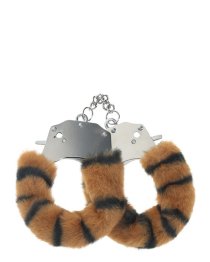Antrankiai „Heavy-duty Fluffy Handcuffs Tiger“ - Ouch!