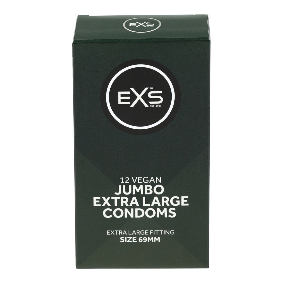 Didesni prezervatyvai „Jumbo Extra Large“, 12 vnt. - EXS Condoms