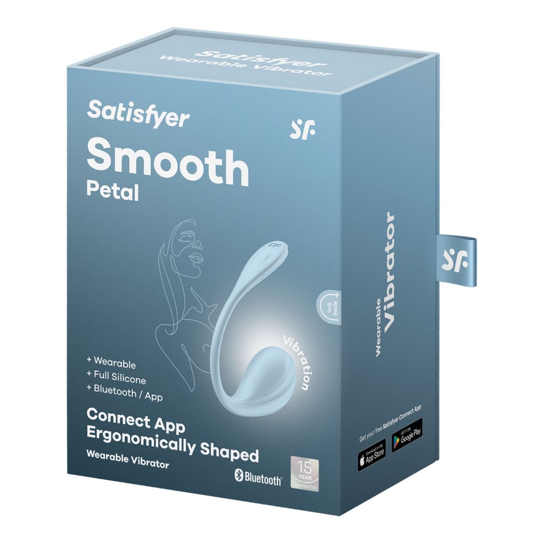 Išmanusis vibruojantis kiaušinėlis „Smooth Petal“ - Satisfyer