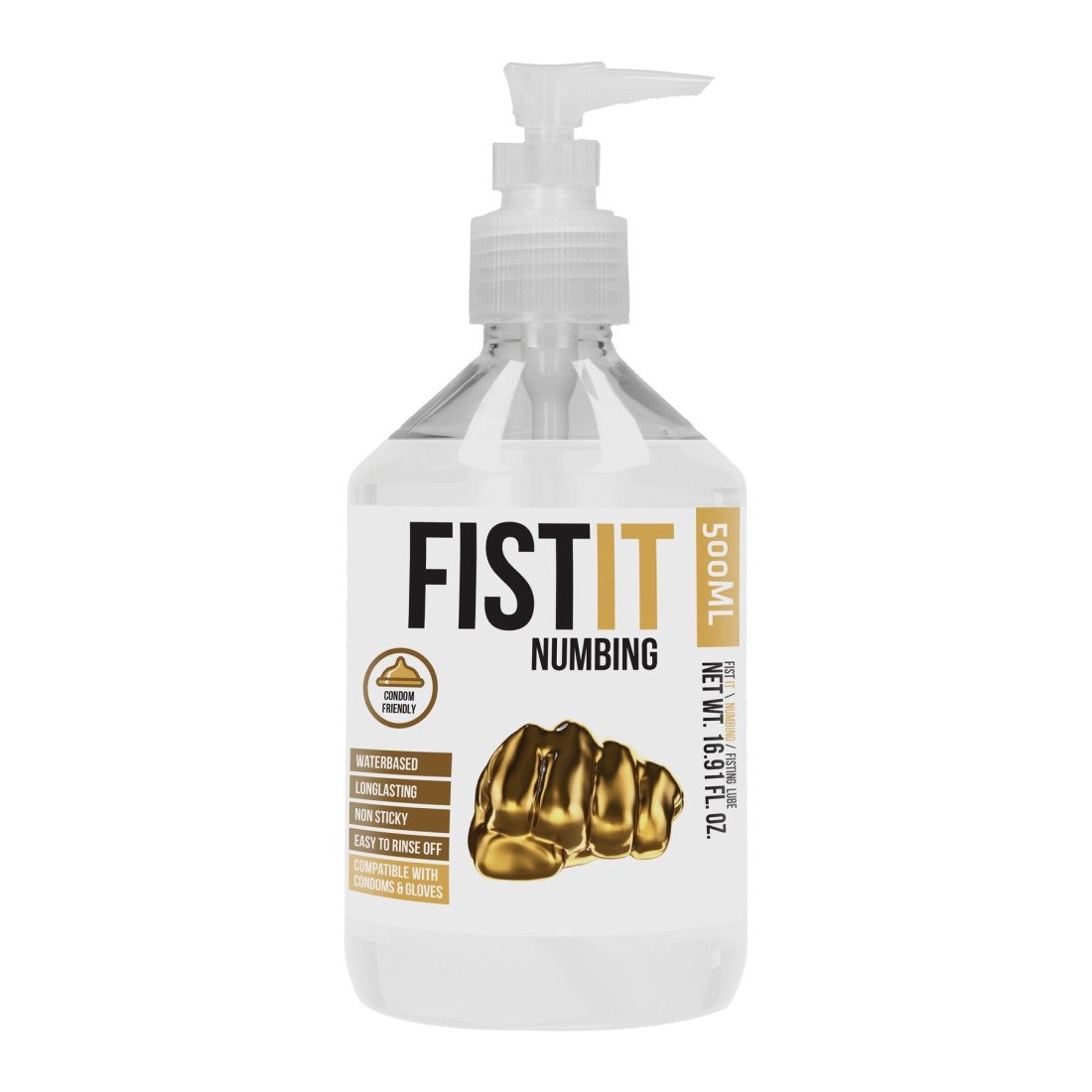 Vandens pagrindo lubrikantas „Numbing“, 500 ml - Fist It