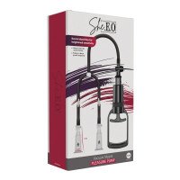 Spenelių pompa „Vacuum Nipple Pleasure Pump S/M“ - She.E.O Spenelių pompa „Vacuum Nipple Pleasure Pump S/M“ - She.E.O