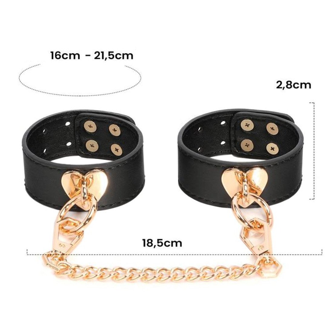 Suvaržymo rinkinys „Bondage Kit 8 pcs with Case“ - Latetobed
