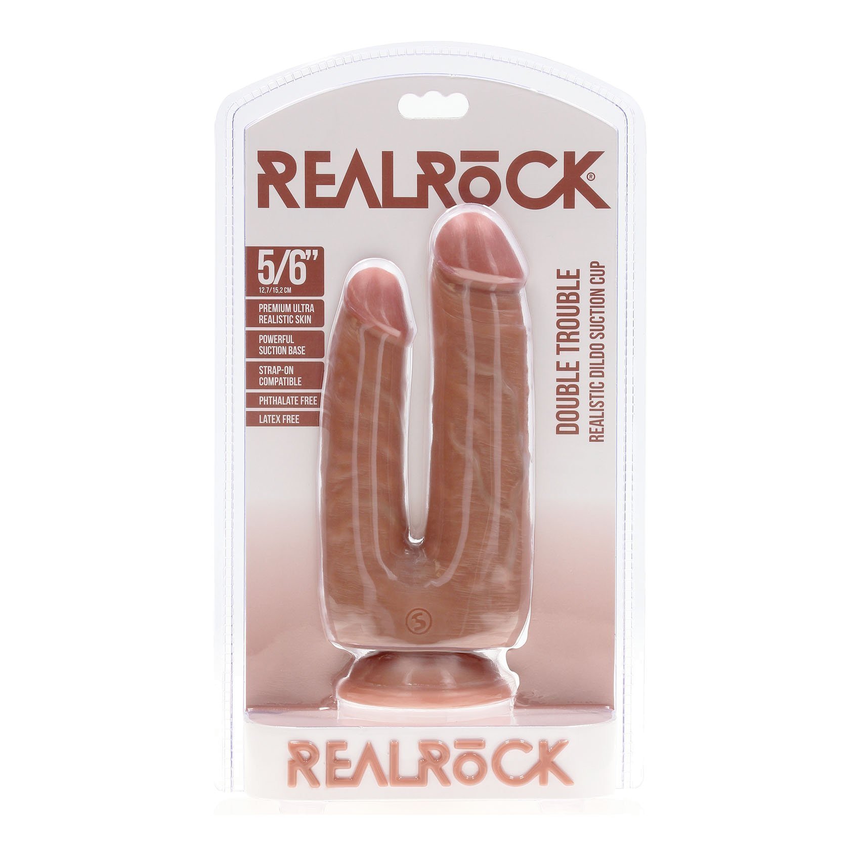 Dvigubas dildo „Double Trouble Dildo“ - RealRock