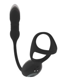 Automatinis analinis vibratorius - žiedas „Vibrating and Thrusting Tri O“ - Levelz