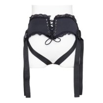 Strap-on diržas „Lace Edge Strap-on with Silicone Ring“ - Latetobed