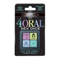 Erotinis žaidimas „4 Oral Sex Dice“ - Little Genie