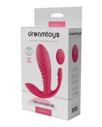 Dėvimas vibratorius „Triple Pleasure Vibe“ - Dream Toys