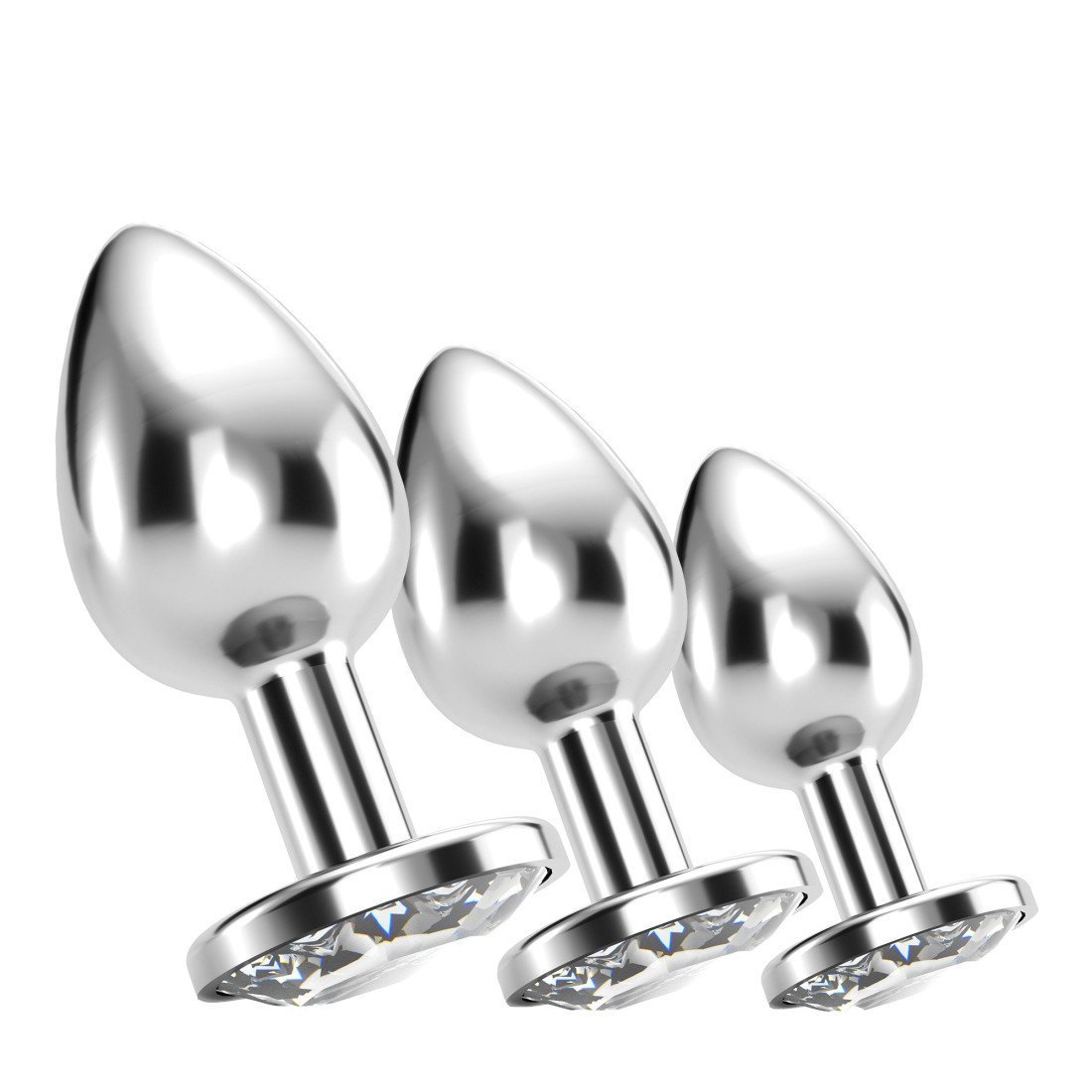 Analinių kaiščių rinkinys „Bijou Anal Train Trio“ - Crushious