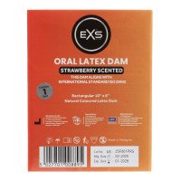 Prezervatyvas oraliniam seksui „Strawberry Scented“ - EXS Condoms