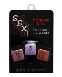 Erotinis žaidimas „Metallic Dice“ - Kheper Games
