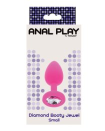 Mažas analinis kaištis „Diamond Booty Jewel“ - ToyJoy