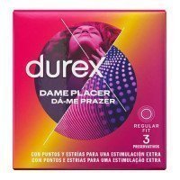 Prezervatyvai „Dame Placer“, 3 vnt. - Durex