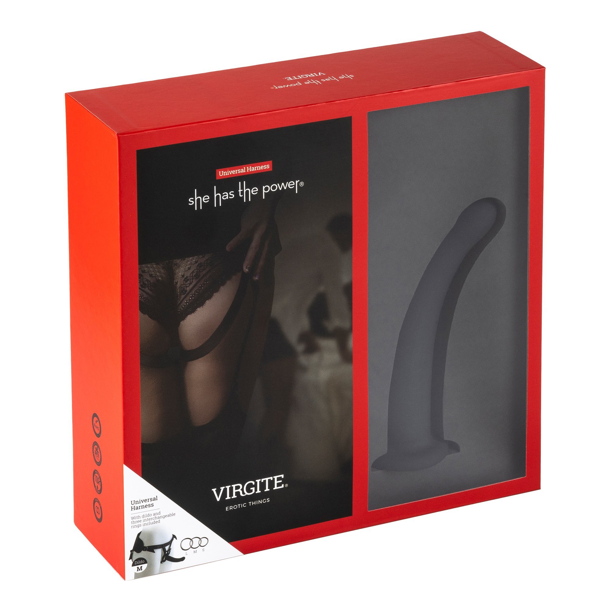 Strap-on dildo „Universal Harness M“ - Virgite