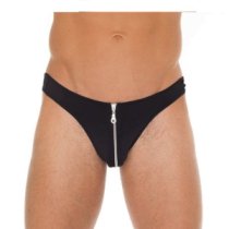 Vyriškos kelnaitės su juostele „G-String with Zipper“ - Amorable