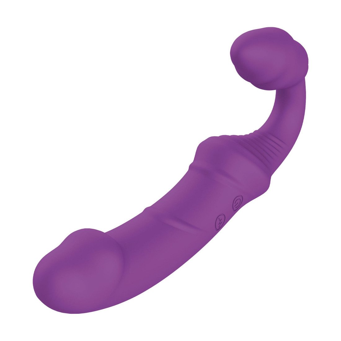Vibruojantis strap-on dildo be dirželių „Nymphea“ - ToyJoy