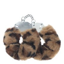 Antrankiai „Heavy-duty Fluffy Handcuffs Leopard“ - Ouch!
