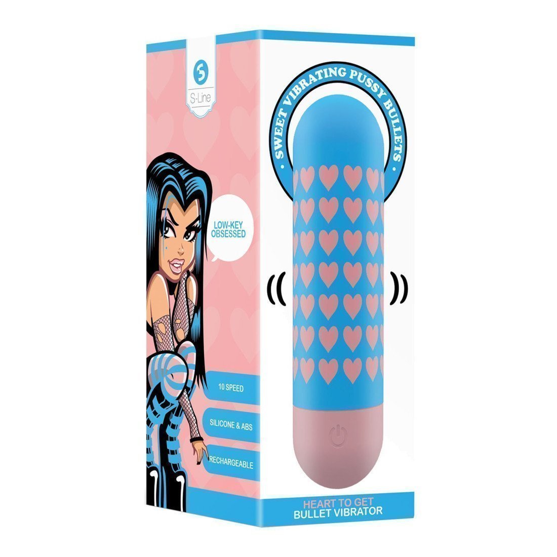 Vibruojanti kulka „Heart to Get“ - S-Line