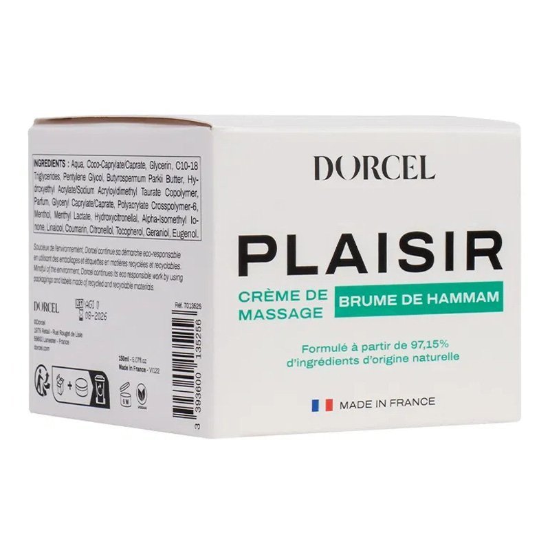 Masažo kremas „Plaisir Brume De Hammam“, 150 ml - Dorcel