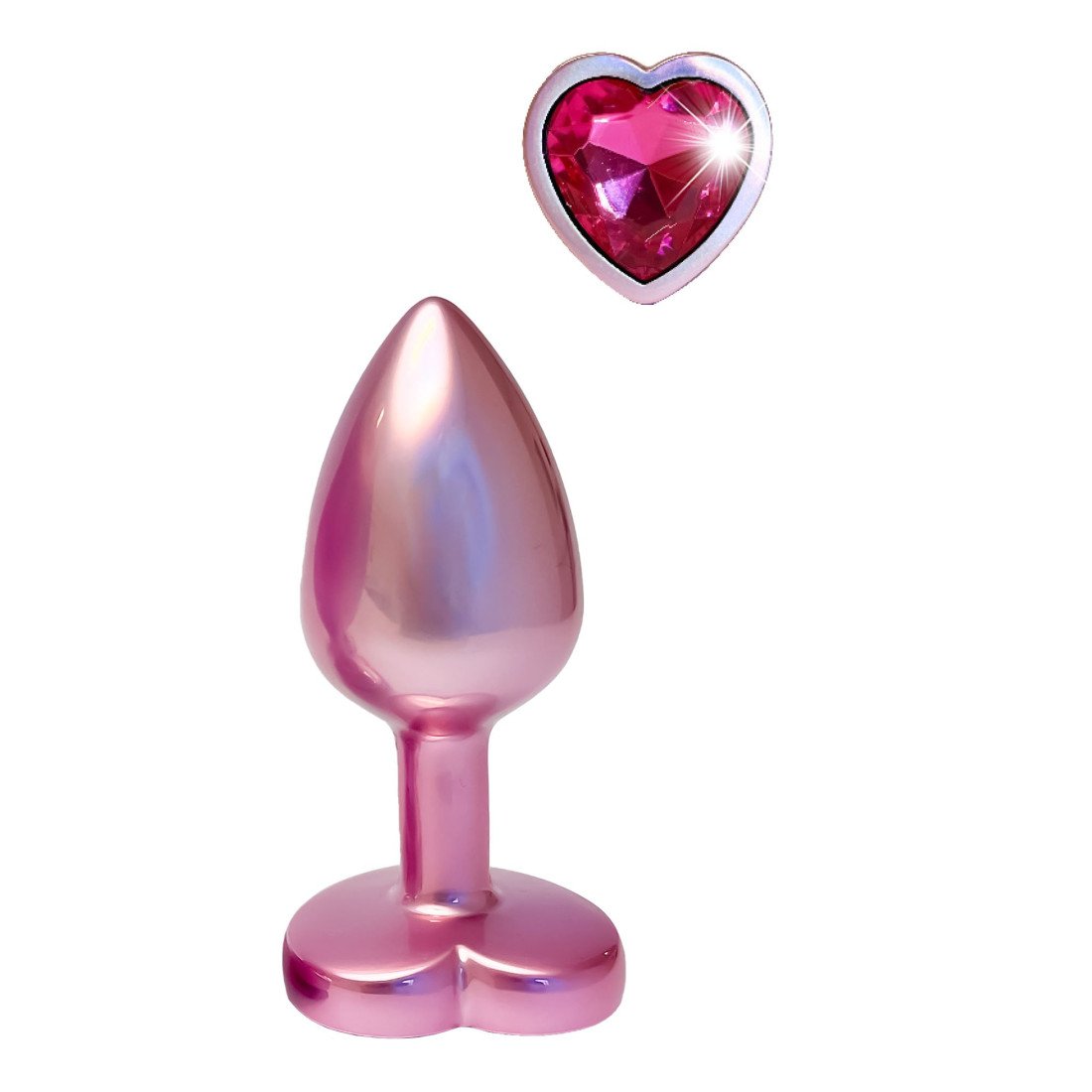 Mažas analinis kaištis „Pearl Pink Gleaming Love“ - Dream Toys