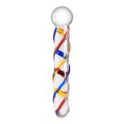Stiklinis dvipusis dildo „Glass Dildo Nr. 10“
