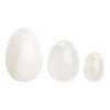 Vaginalinių kiaušinėlių rinkinys „Clear Quartz Yoni Eggs“ - La Gemmes