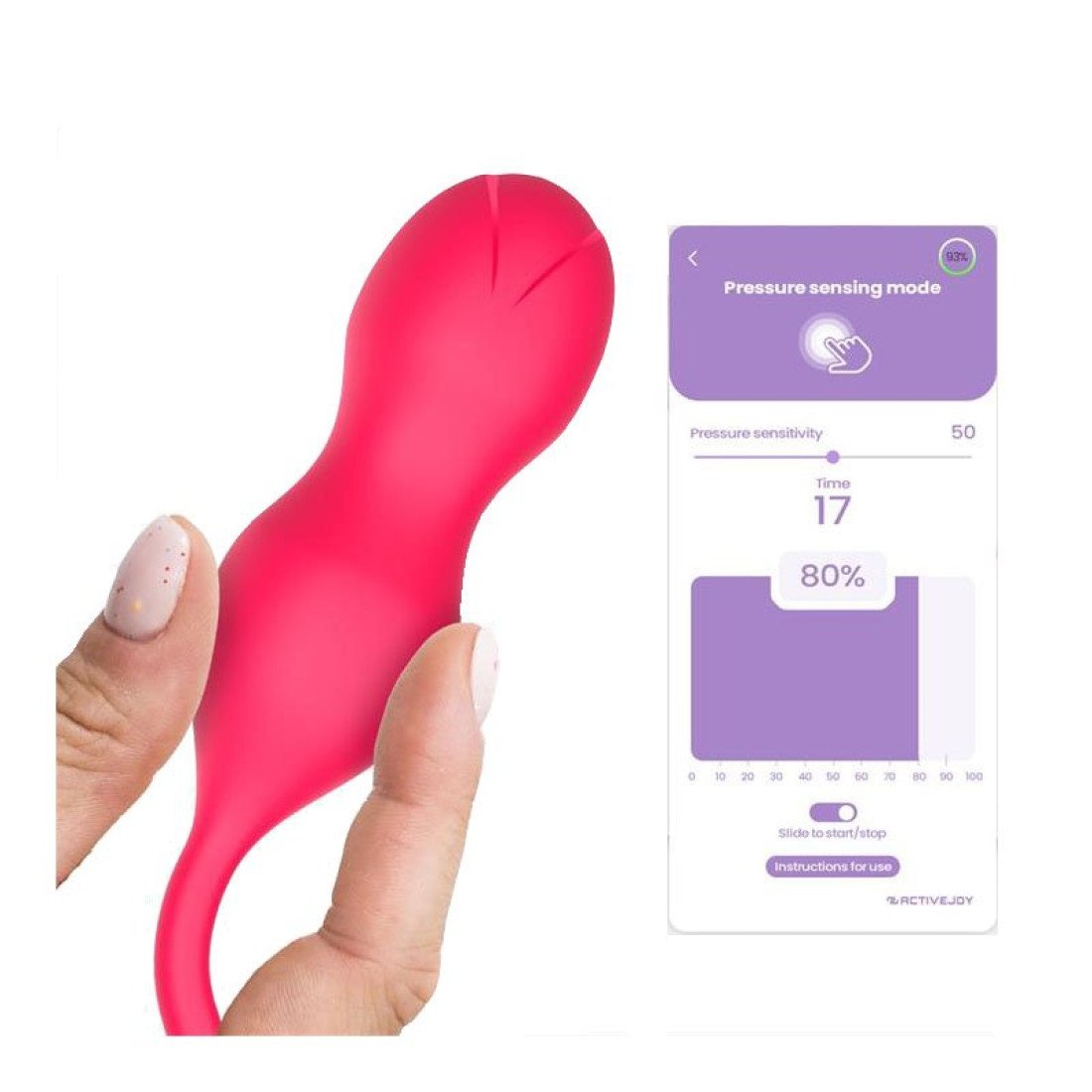 Išmanieji vaginaliniai kamuoliukai „Kyra“ - Intoyou