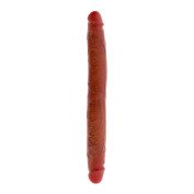 Dvigubas dildo „Foreskin Doubledong 35 cm“