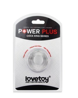 Skaidrus penio žiedas „PowerPlus Flexy“ - Love Toy