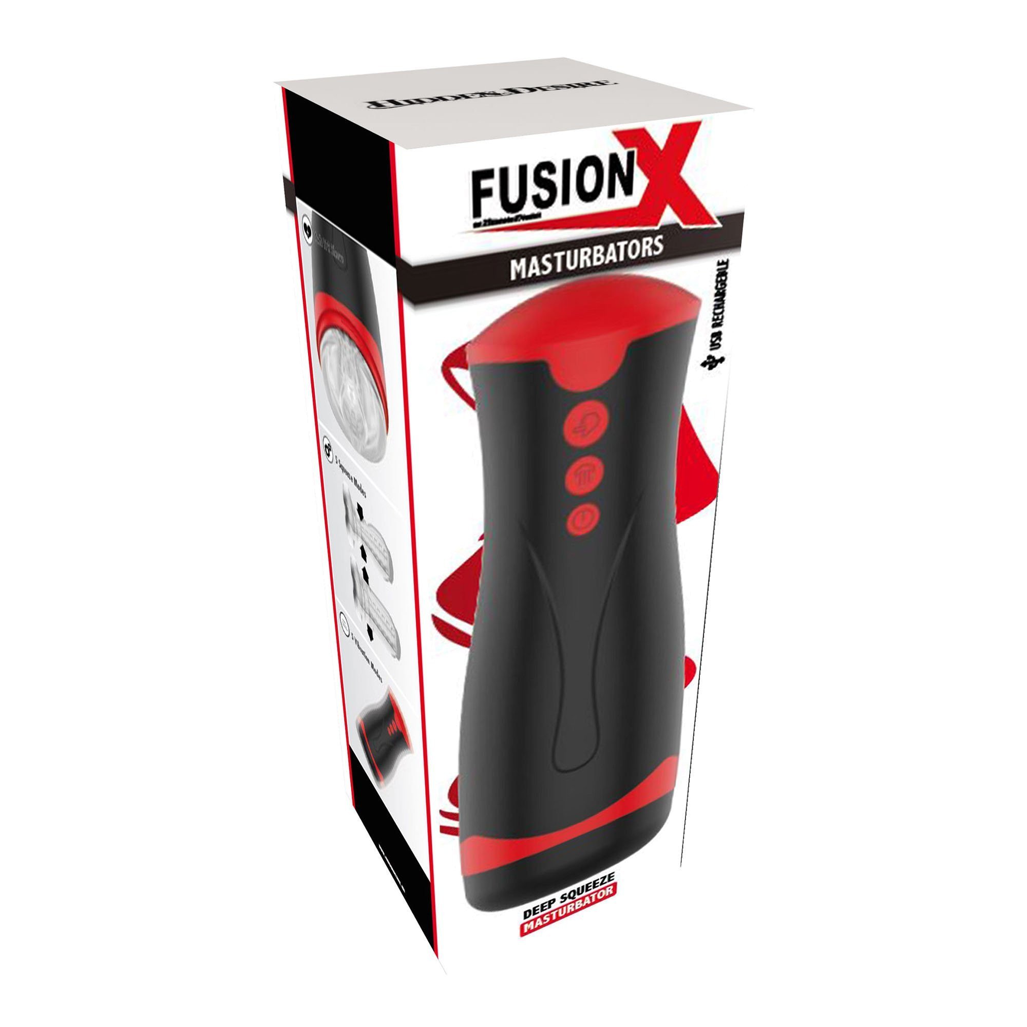 Automatinis masturbatorius „Fusion X Deep Squeeze“ - Extreme