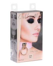 Antkaklis „O-Ring Collar Pink Gold“ - Kinky Diva