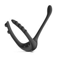 Prostatos masažuoklis - žiedas „Triple Prostate Vibrator with Remote“ - Teazers