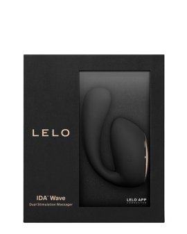 Juodas išmanusis dėvimas vibratorius „Ida Wave“ - LELO