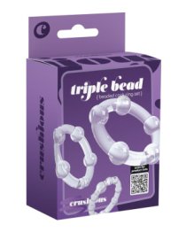 Penio žiedų rinkinys „Triple Bead“ - Crushious