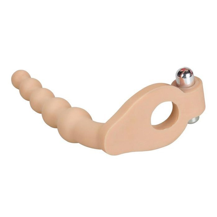 Vibruojantis strap-on dildo „The Ultra Soft Double 6.5 Inch“ - Love Toy