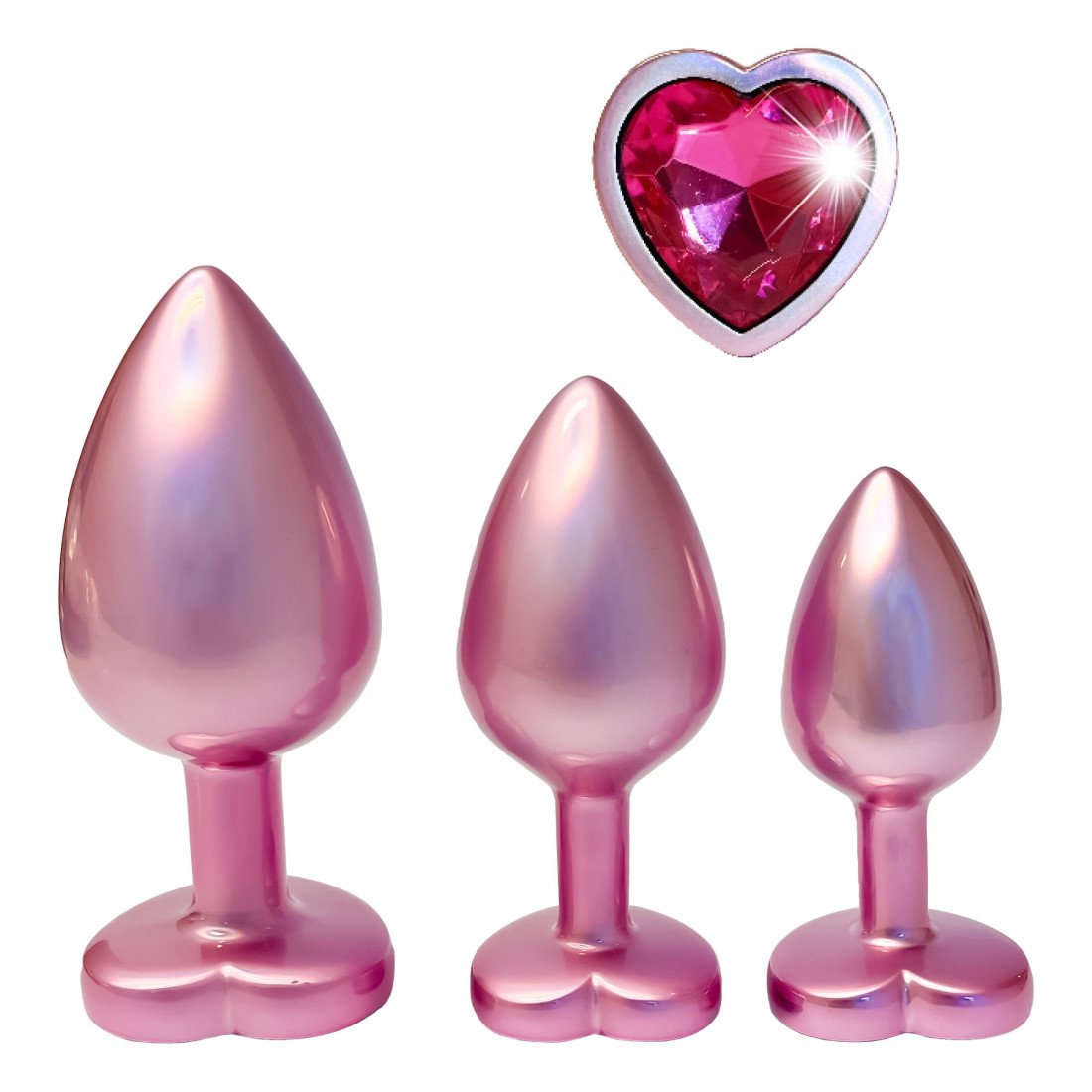 Analinių kaiščių rinkinys „Pearl Pink Gleaming Love“ - Dream Toys