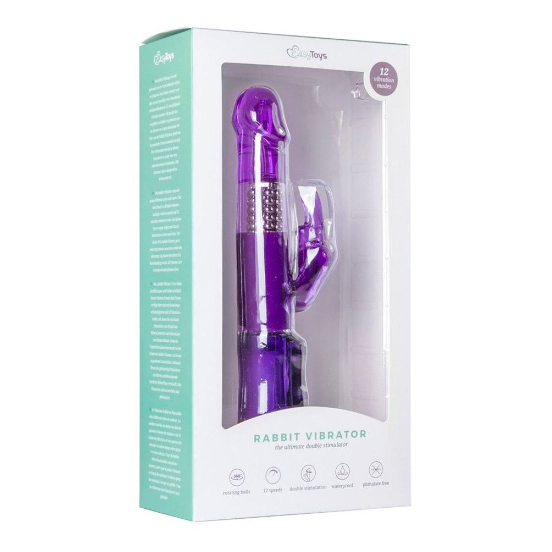 Vibratorius kiškutis „Purple Rabbit“ - EasyToys