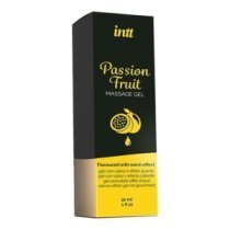 Šildantis masažo gelis „Passion Fruit“, 30 ml - Intt