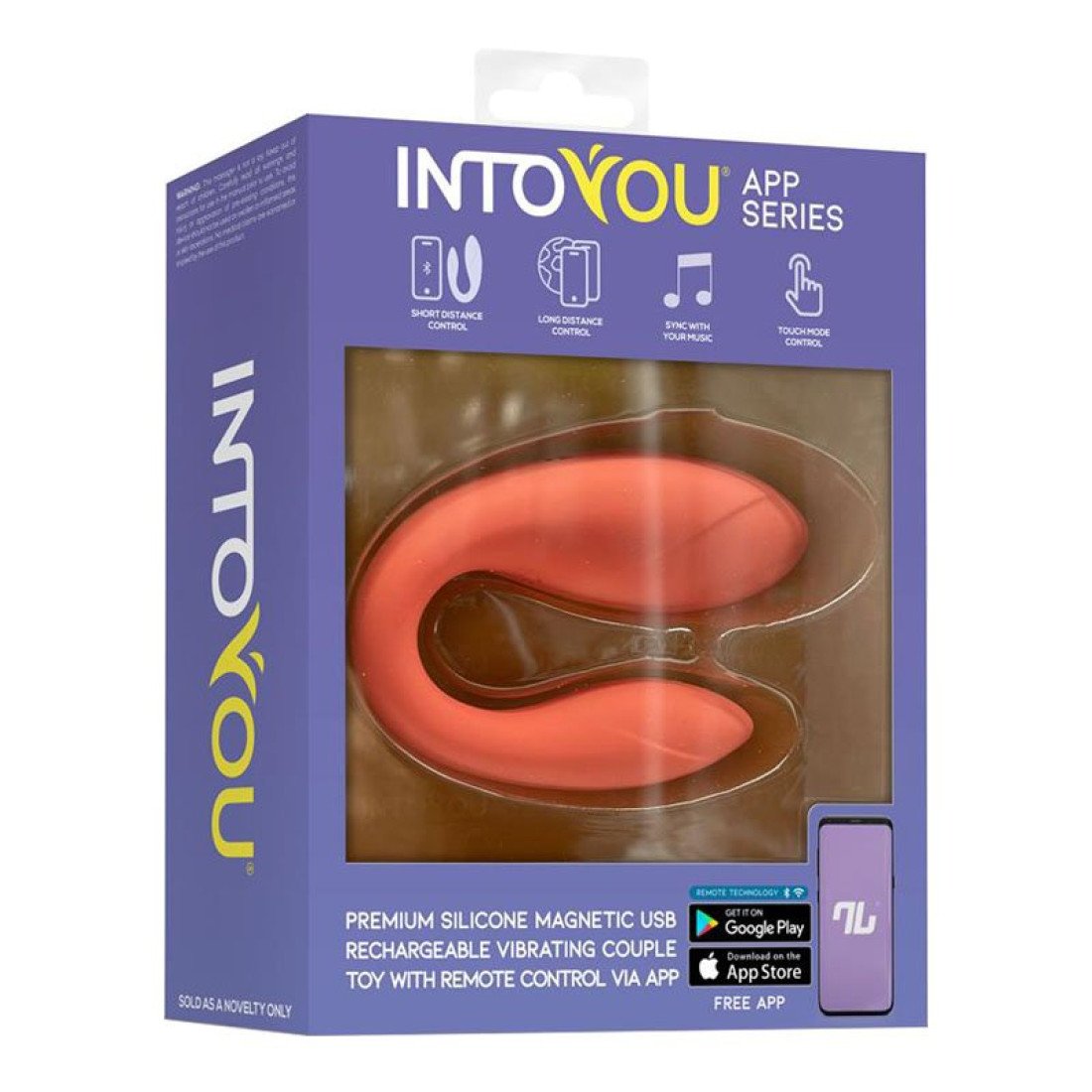 Išmanusis vibratorius poroms „App Remote Couple Toy“ - Intoyou
