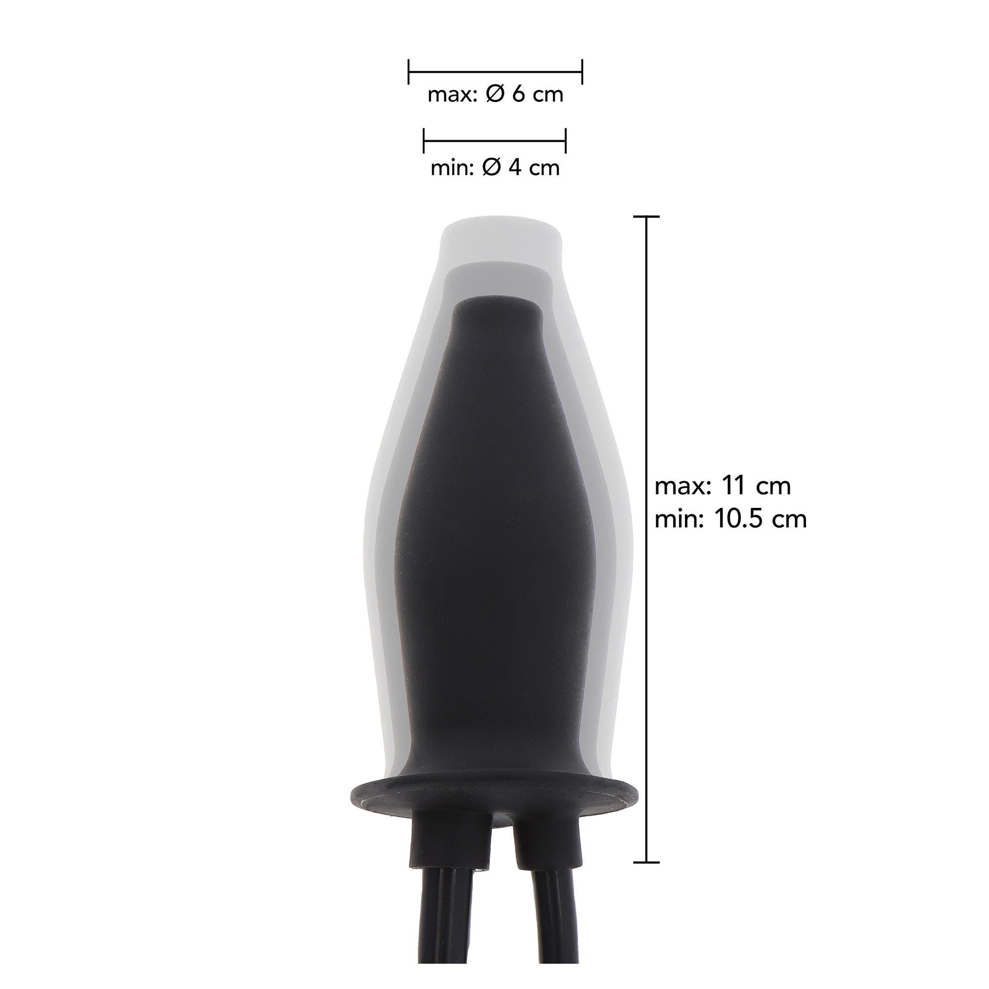Pripučiamas analinis kaištis „Inflatable Lubricating Plug Advanced“ - Extreme