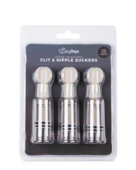 Spenelių ir klitorio siurbtukai „Nipple & Clit Suckers“ - EasyToys