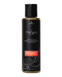 Masažo aliejus su feromonais „Me & You Wild Passionfruit & Island Guava“, 125 ml - Sensuva