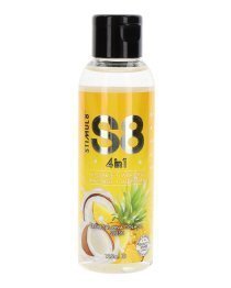 Šildantis masažinis lubrikantas „4 in 1 Tropical Pina Colada Slush“, 125 ml - Stimul8