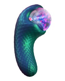 Dvipusis vibratorius „Temptasia Enchanted Serpent“ - Blush