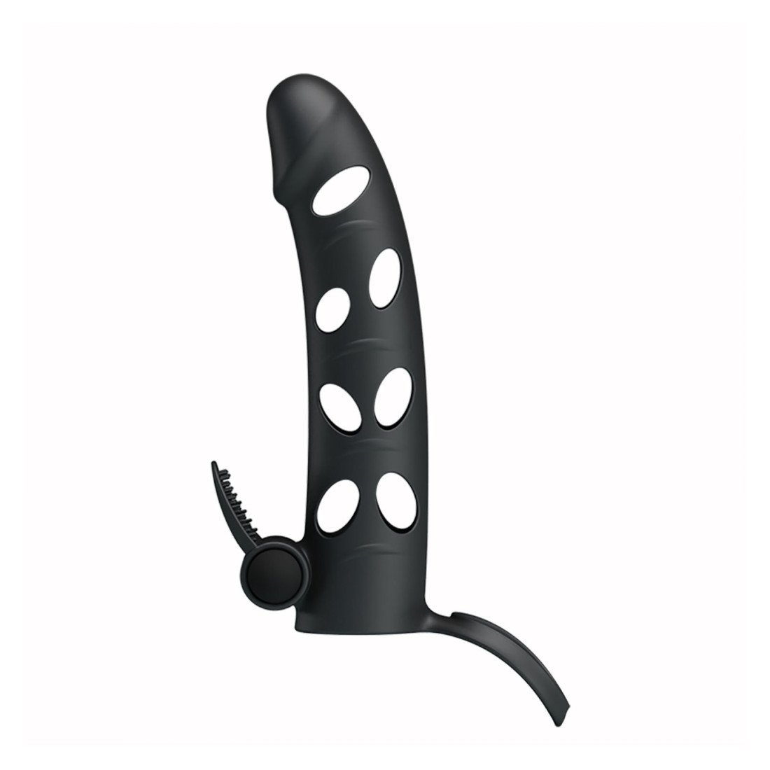 Vibruojanti penio mova „Penis Sleeve with Ball Strap 6“ - Pretty Love