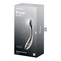 Metalinis dildo „Pure Gravity 3” - Satisfyer